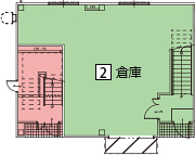 A棟2号室1階倉庫