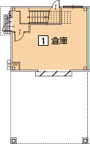 B棟1号室1階倉庫