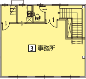 オフィスパレア中ⅡA棟3号室2階事務所