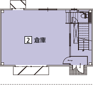 オフィスパレア中ⅡB棟2号室1階倉庫