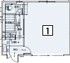 A棟1号室1階倉庫