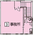 B棟3号室2階事務所