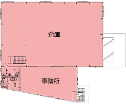 A棟1階倉庫・事務所