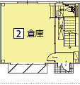 B棟2号室1階倉庫